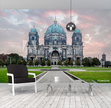 Picture of Berlin Cathedral at sunrise German Berliner Dom on Museum Island Berlin Germany